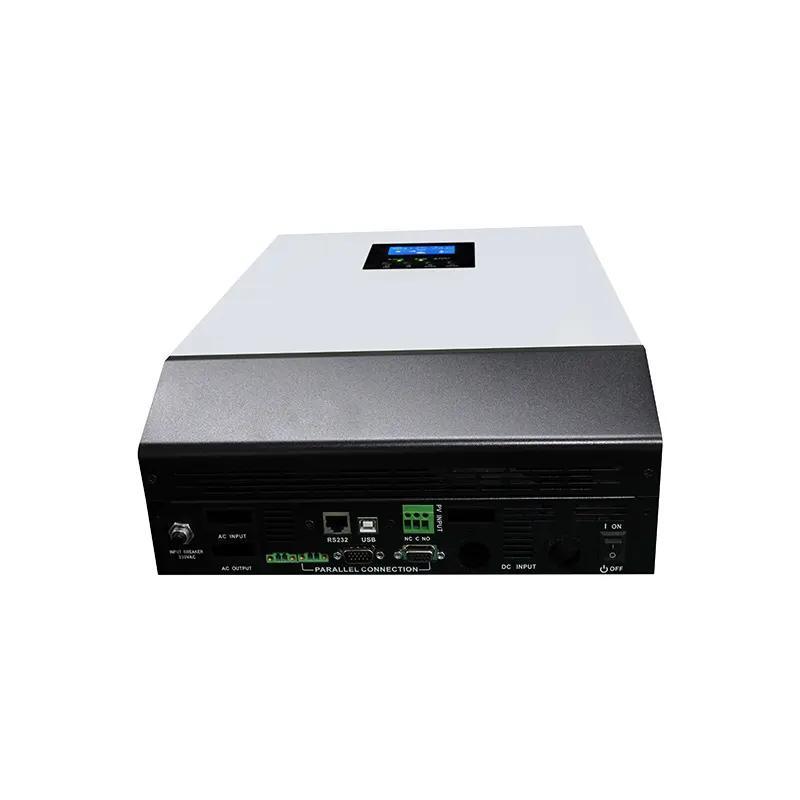 5kw 混合太阳能逆变器并网/离网太阳能并网逆变器单相输出 220V 并联型带充电器和 MPPT 控制器