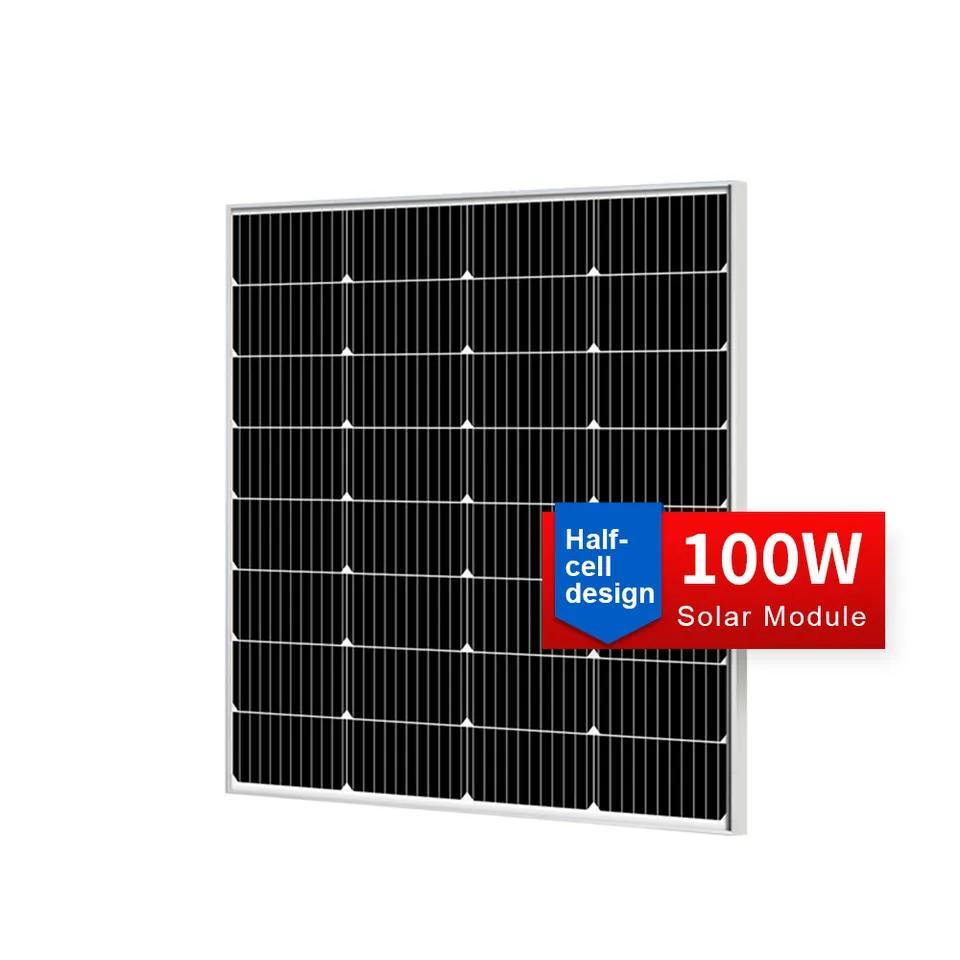 100W 200W 300W 400W 540W 550W 12V 18V 30V 34V 40V Light Solar Modul Modules Panels with Inverter Sola Rbattery Charger