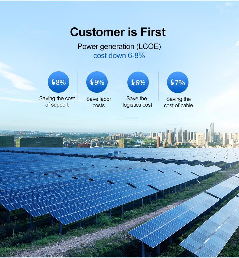 330W Ecosun 多晶太阳能电池板太阳能组件储能电池