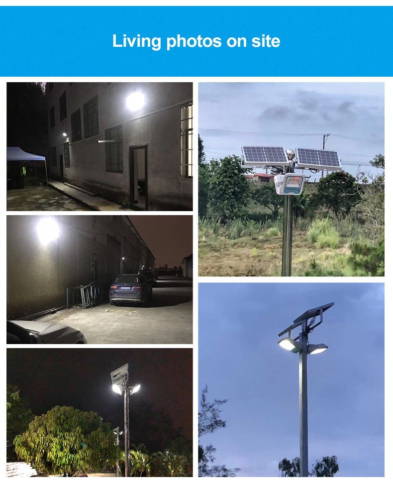 Solarpro 户外 IP67 太阳能 LED 泛光灯，壁挂式金属外壳太阳能泛光灯