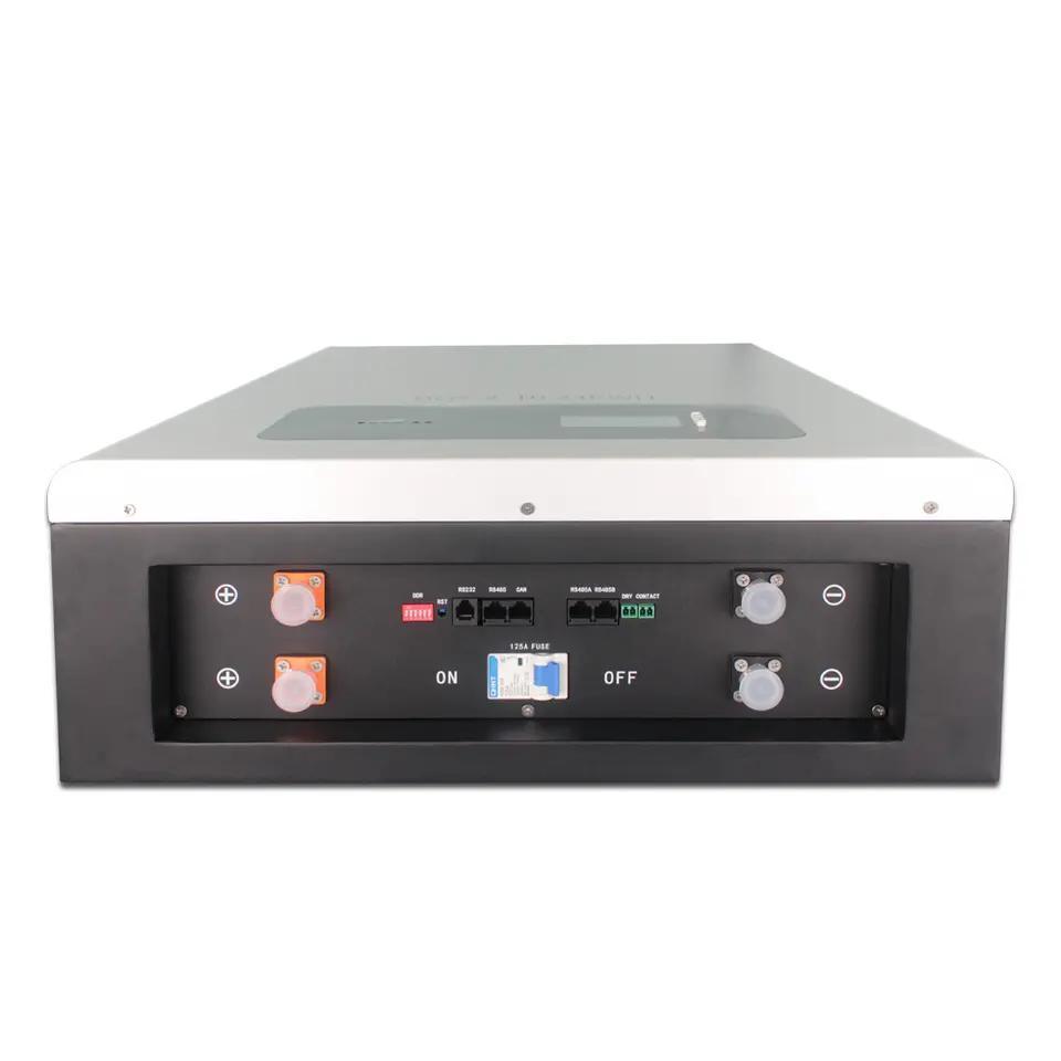 壁挂式 48V200ah 10kwh OEM 48V 100ah 5kwh 锂离子 LiFePO4，带 Can RS48，用于太阳能存储系统。